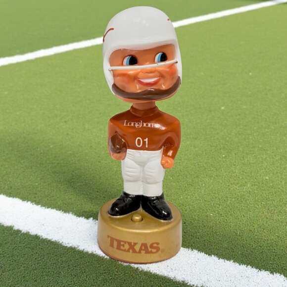 Vintage Texas Longhorns Musical Bobble Head WORKS - Picture 1 of 11